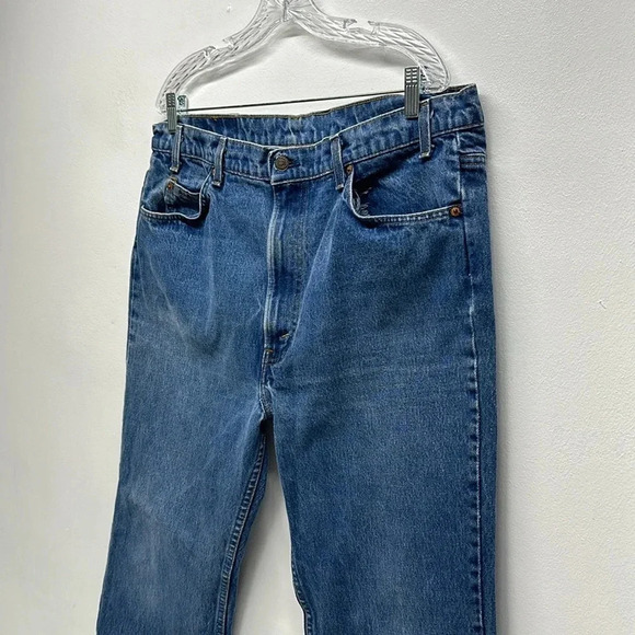 Levis Saddleman Denim Blue Jeans Orange Tab 20517-0217 Vintage USA Size 40 x 32 - Picture 3 of 13
